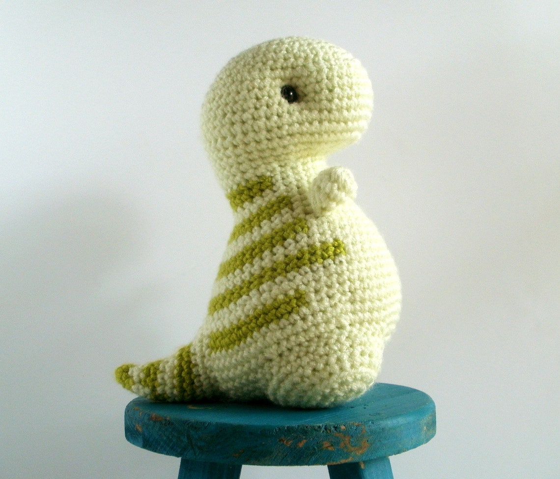Crochet Pattern Timothy the Trex Etsy