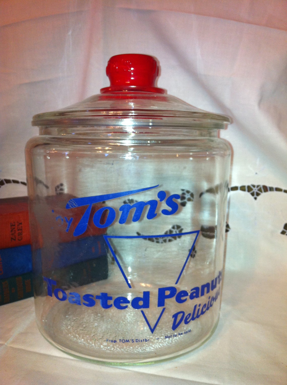 Vintage Toms Peanut Jar Etsy