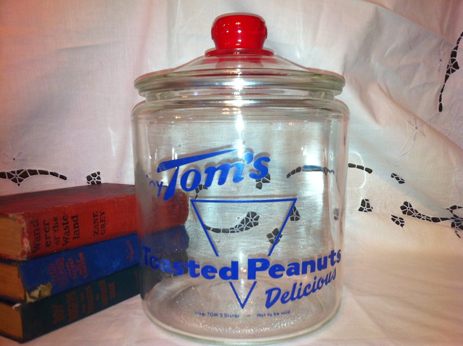 Vintage Toms Peanut Jar Etsy