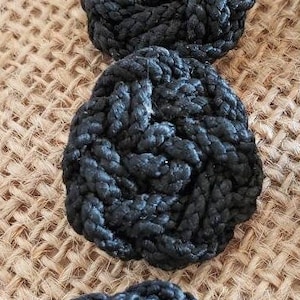 Black Buttons , Fashionable, Enhance garments, Designer embellishments, sewing, tailor, crafts, nautical clothes, coastal  # 119