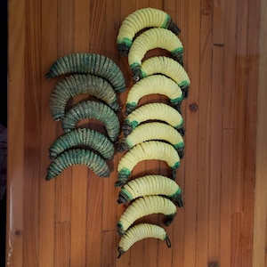 Adornos de plátano, cuerda - Acentos artesanales #715