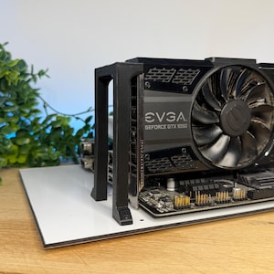 GPU Mounting Bracket | DIY PC Tray Graphics Card Holder | Server Rack Homelab Test Bench Mount | 2 3 4 Slot Options