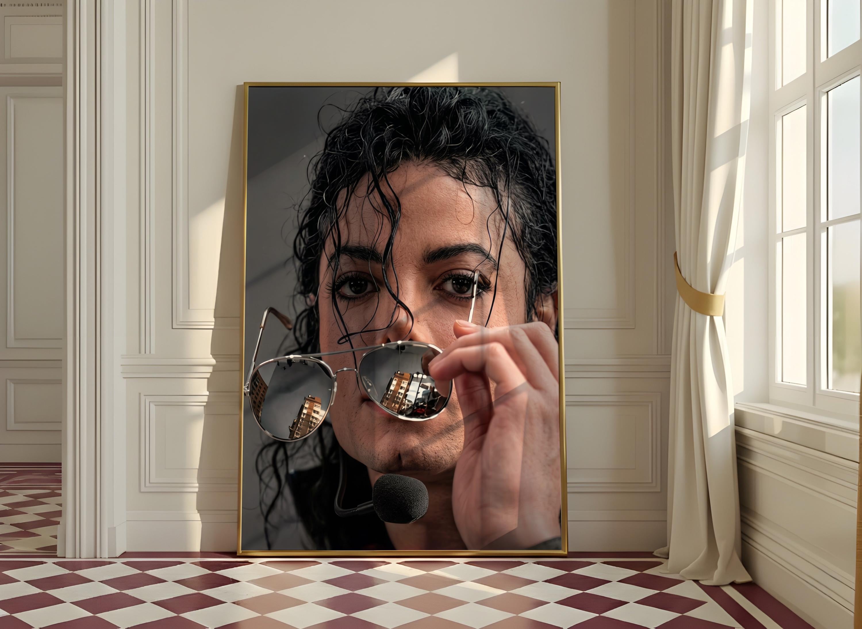 Michael Jackson ミラー　パブミラー マイケルジャクソン　一点物 Michael Jackson Mirror - Etsy Canada