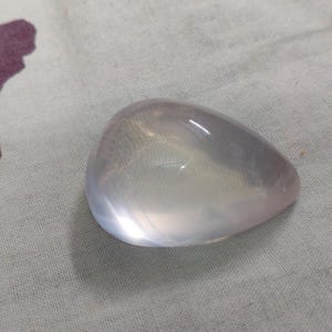 Rosenquarz Edelstein in Birnenform 29x41x20 MM, 187,90 Cts, natürlicher loser Edelstein, Rosaquarz Cabochon, Herstellung für Schmuck, Cabochonstein
