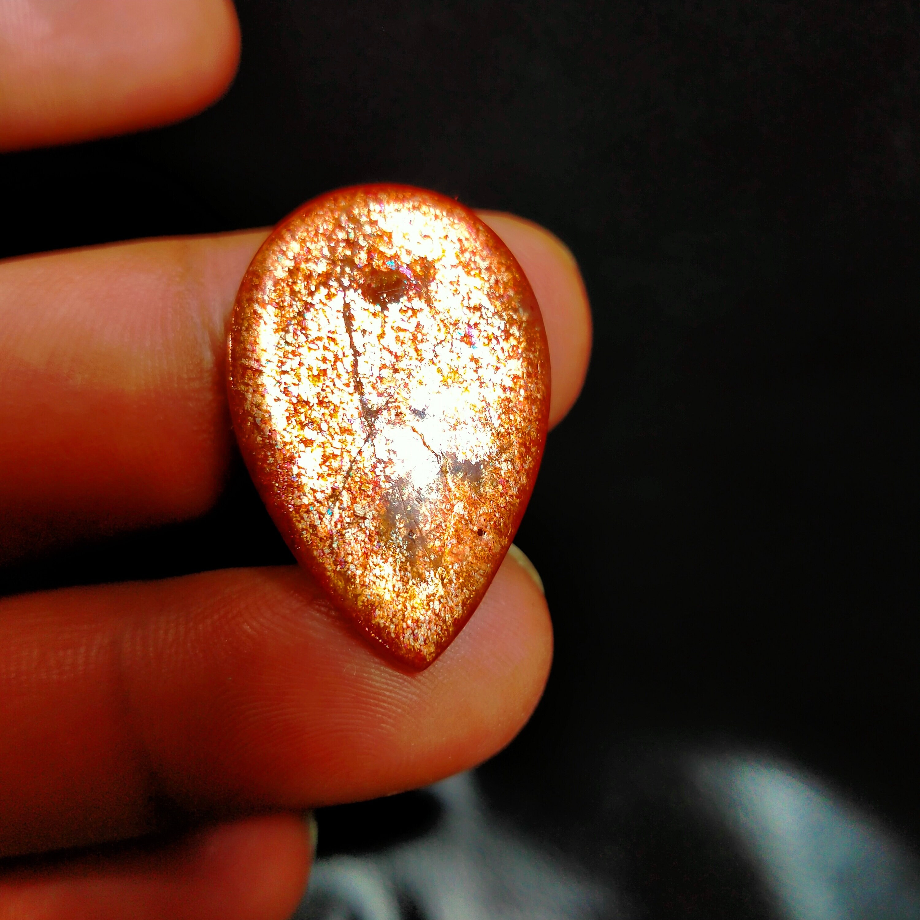 Sun Stone / Natural Sun Stone / Sun Stone Cabochon Good Etsy