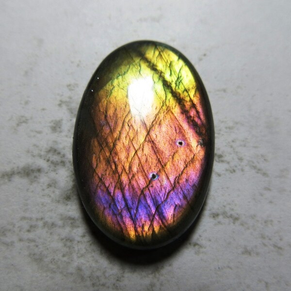 Natural Labradorite Cabochon Gorgeous Full Flashy Amazing Fire Good Quality Oval Shape Size 24X38 mm Approx