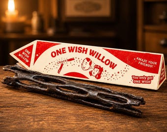 One Wish Willow Prop Replica – Obsession 2026 Horror Movie Collectible with Retro Triangle Box, Cursed Wishing Stick, Fan Gift