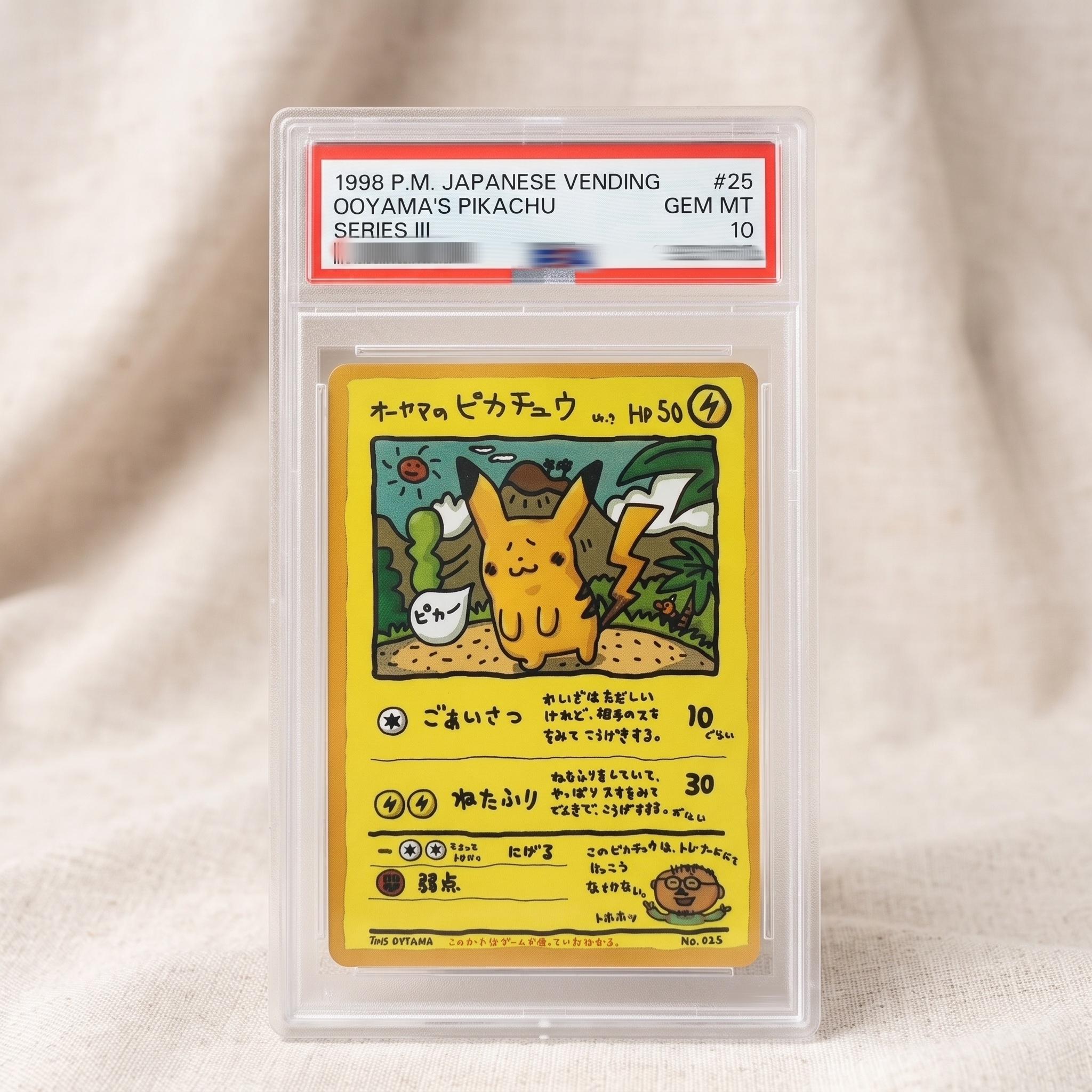 Ooyamas Pikachu Card - Etsy