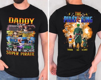 Personalized Dad One Piece Shirt Daddy You Are My Favorite Super Pirate, Gift For Fathers Day Super Dad Shirt, Dad Hero Tee