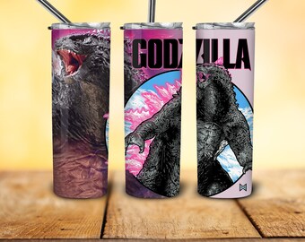 The New Empire 2024 KxG Kong x Godzilla Tumbler PNG, Godzilla X Kong Wrap File, KxG Movie File