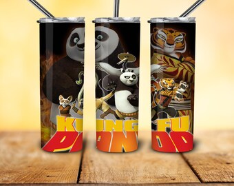 Kung Fu  4 20oz Tumbler Digital Png, Kung Fu Panda 4 DreamWorks Png