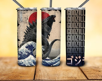 The New Empire Japanese Style 2024 Tumbler PNG, Godzilla X  Wrap File, Godzilla Movie 2024 File