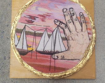 Embroidery art-"Tell a Different Story"