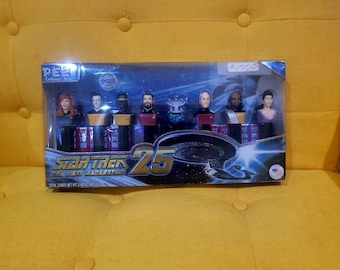 Set de coleccionista de dispensadores Pez del 25.º aniversario de Star Trek: La Nueva Generación