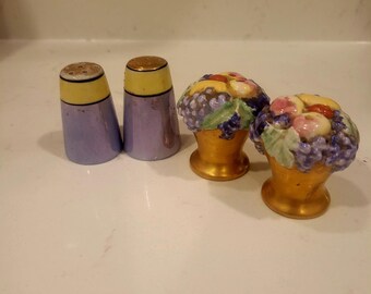 Two Pairs of Vintage Salt and Pepper Shakers