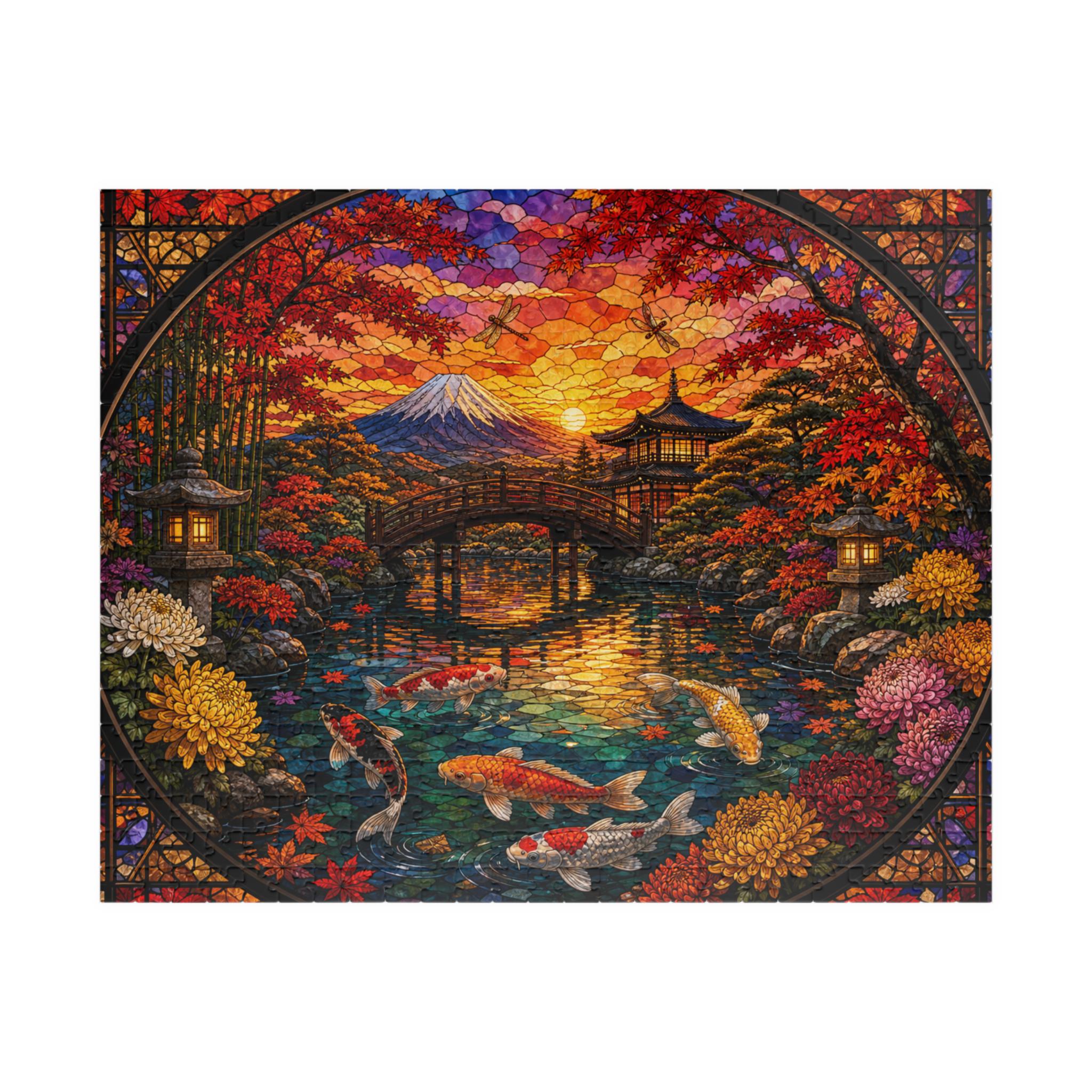 Mt Fuji Stained Glass - Etsy