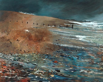 Millionaire's row Beach, Giclée print