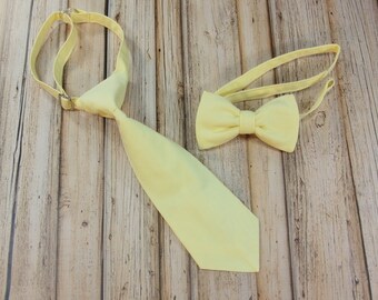 OI BOW KNOTS ONEPIECE (PALE YELLOW)