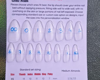 Nail sizing kit