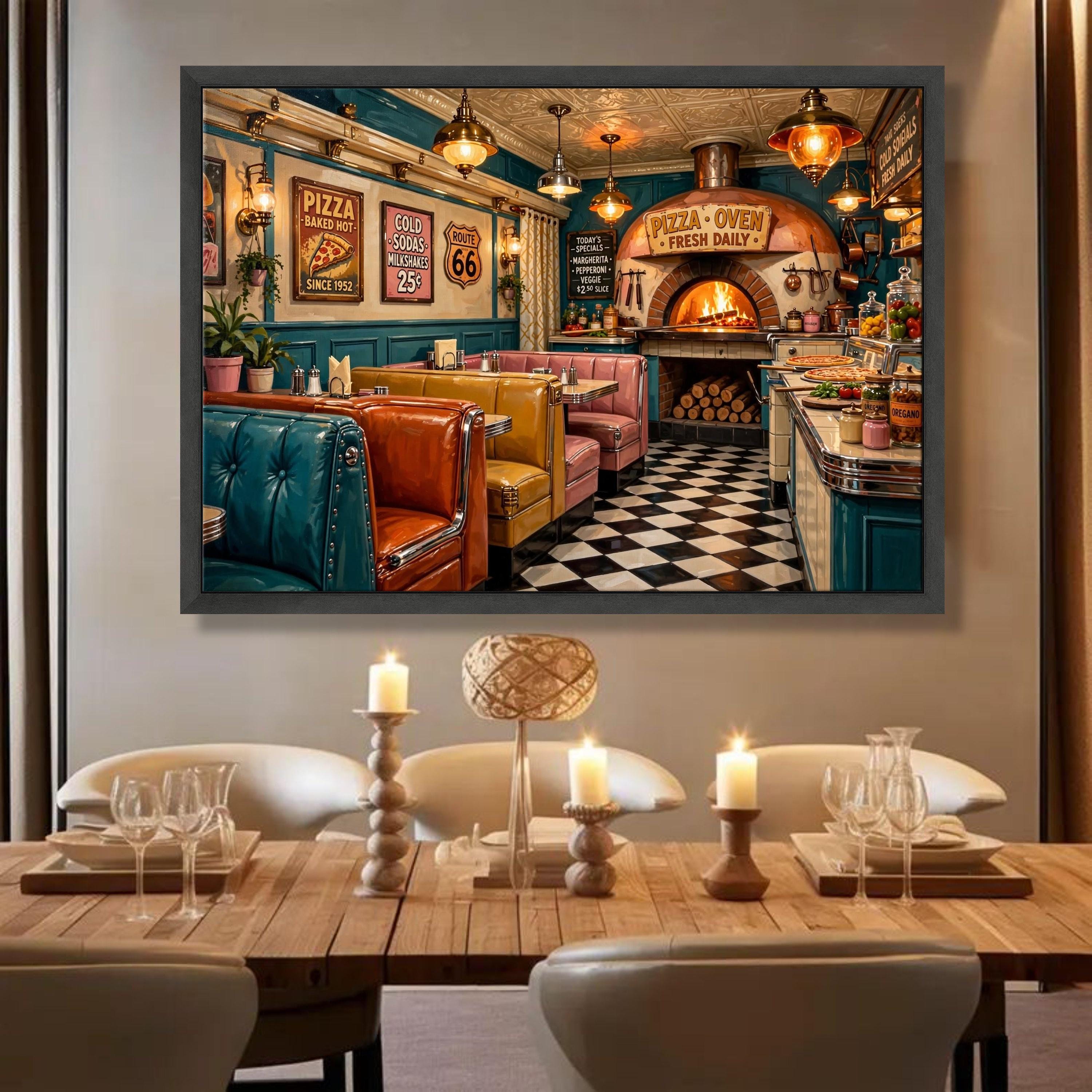 Retro Diner Interior - Etsy