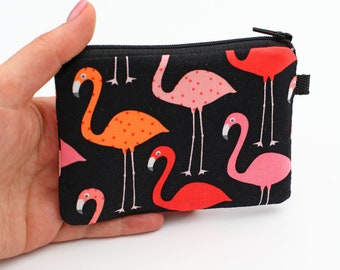 Clutch Womens Tropical Jungle FlamingoesCoin Purse Wallet Handbag