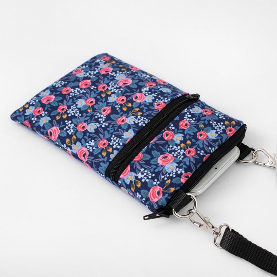 IPhone 11 Pro Bag Ditsy Floral Phone Zip Bag Smartphone | Etsy