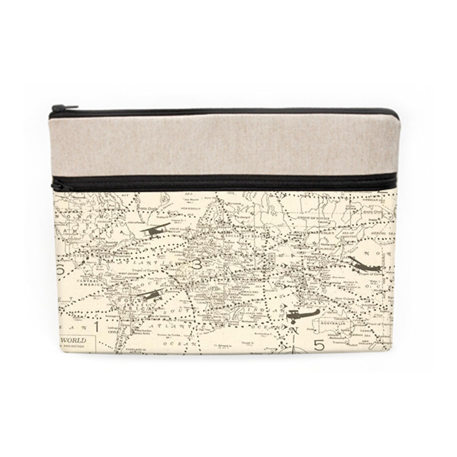 Travel Laptop Sleeve Laptop Travel Case Map Macbook Pro Etsy