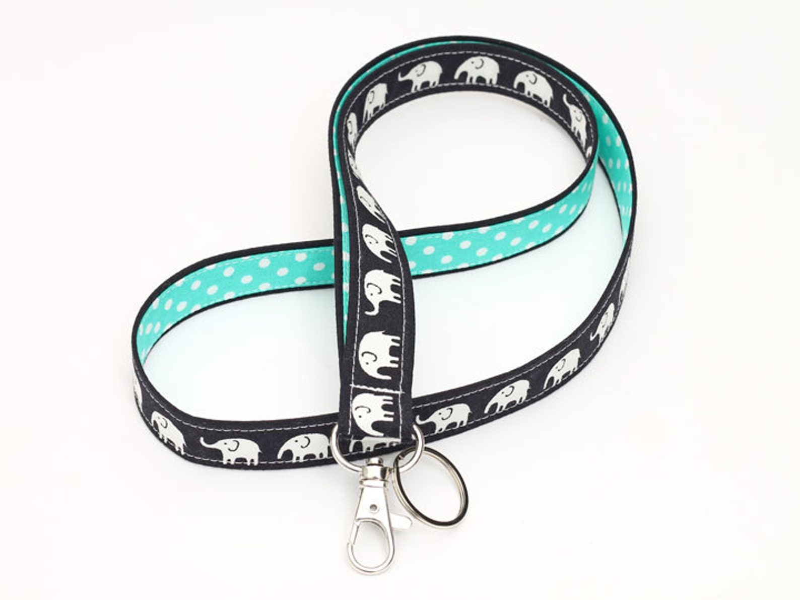 Fabric Key Chain Lanyard Cute Neck Strap Clip ID Holder Etsy