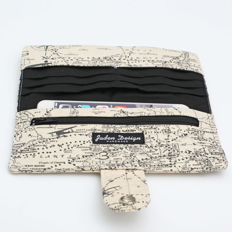 Passport Wallet Travel Wallet Organizer Clutch Wallet Etsy