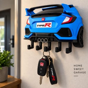 3D Printed Sports Car Key Holder