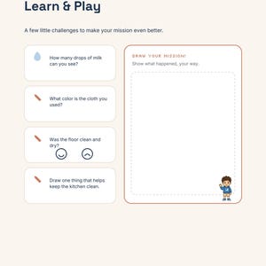 Activiteitenpakket 'Melkmorsmissie' | Takenlijst voor kinderen, Levensvaardigheden PDF (Direct te downloaden) afbeelding 3