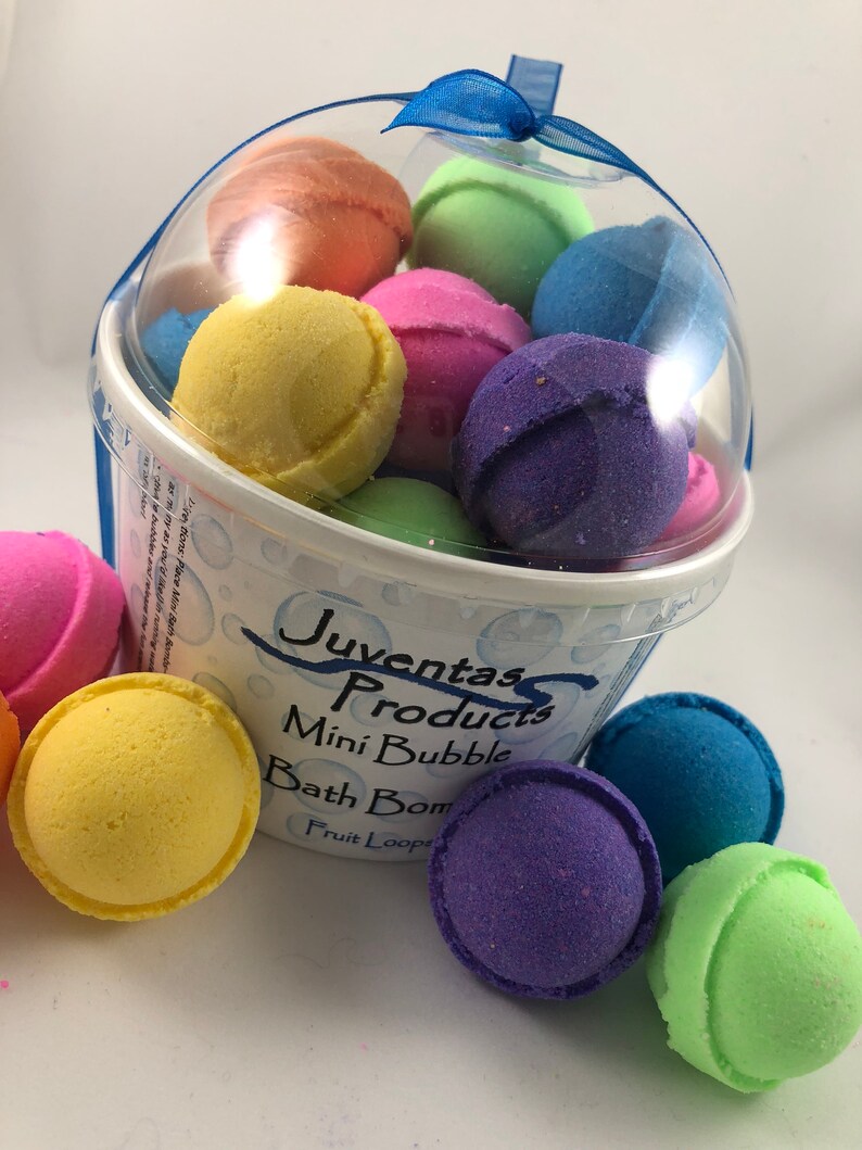 Mini Bubble Bath Bombs Fruit Loops Etsy