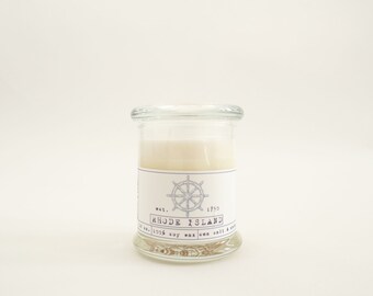 Rhode Island map art Rhode Island hostess gift Rhode Island gifts RI gifts RI candle Rhode Island candle 100/% pure candle