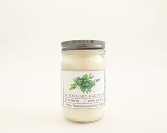 Rosemary Mint Candle, 12 oz.