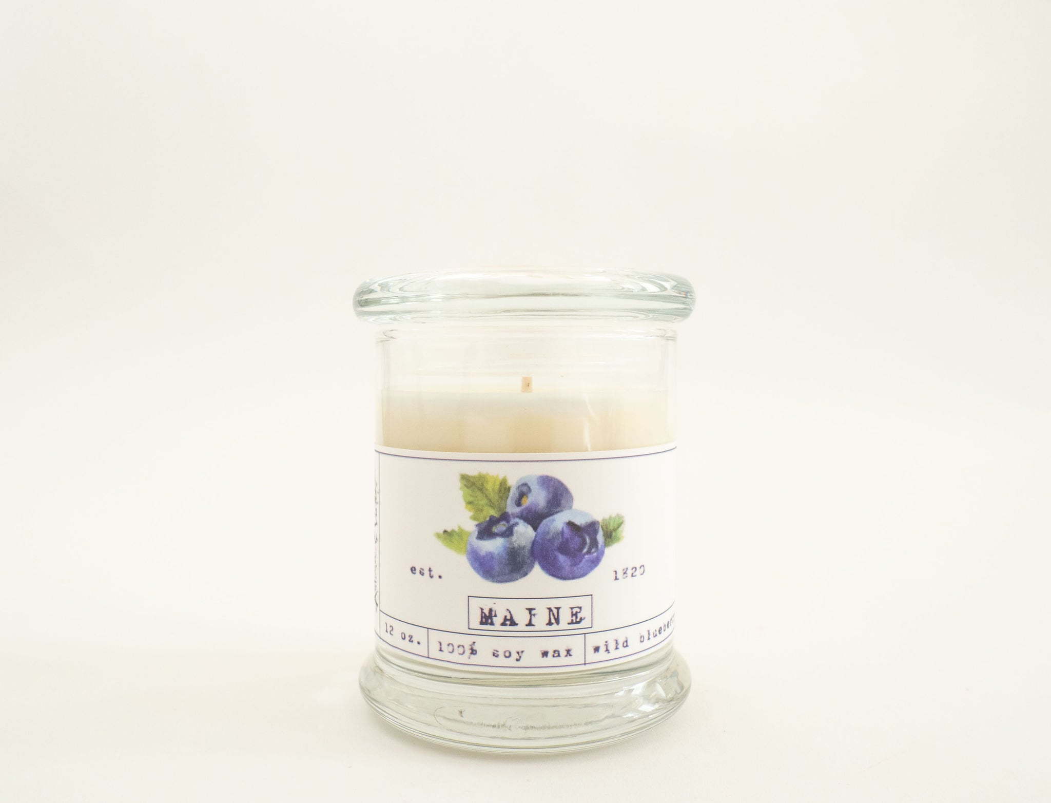 Maine Candle Maine State Candlesmaine Gifts Blueberry Etsy UK