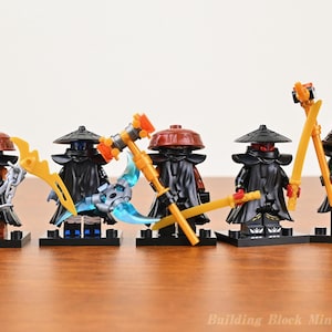 MOC 5 Forbidden Five Mix Variants Classic Drix Tattered Kur Skeleton Nokt Tattered Zarkt Rox, Lego-Compatible, Thanksgiving Gift