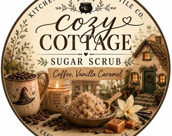 Gezellige Cottage Suikerscrub | Koffie, Vanille & Karamel