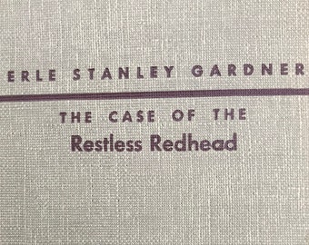 Vintage The Case of the Restless Redhead by Erle Stanley Gardner - 1954 - from DustyMillerAntiqes