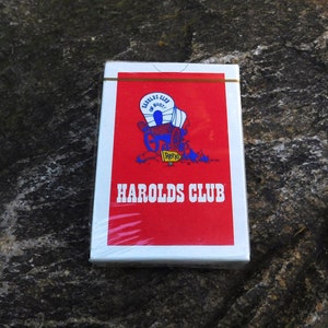 Vintage Harolds Club Reno Spielkarten - pre-1995 - von DustyMillerAntiques