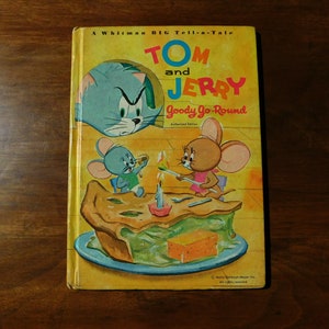 Vintage Withman darum, MGM Tom & Jerry Goody Go-Round Buch von Dee Francis - 1967 - von DustyMillerAntiques zu verlegen