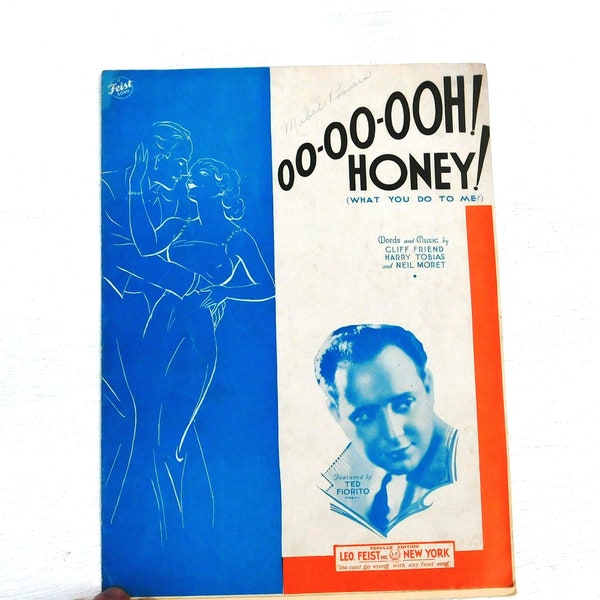 Vintage Oo-oo-ooh! Honey! What You Do To Me! Sheet Music - 1933 - from DustyMillerAntiques