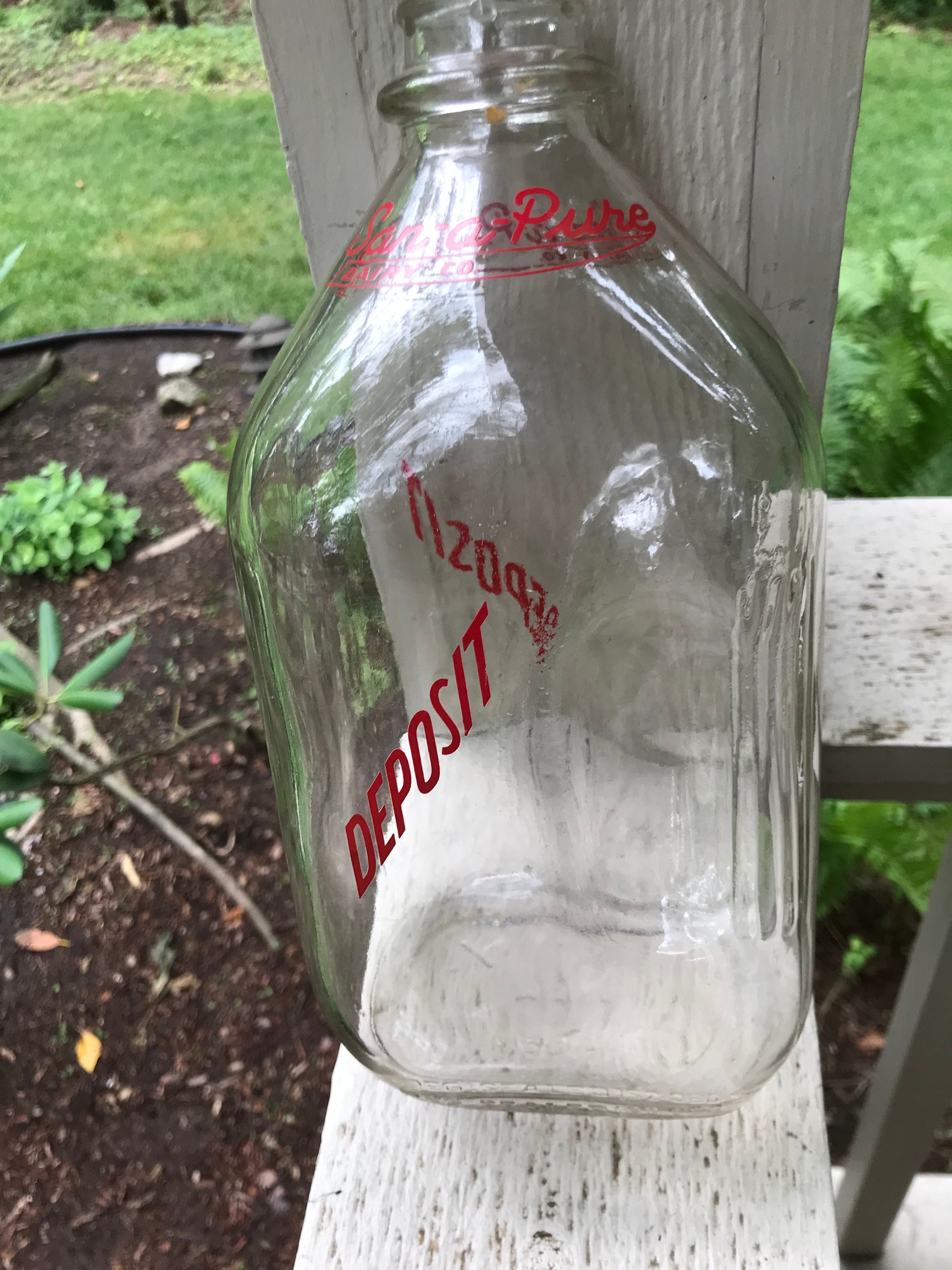 1 2 gallon milk bottles