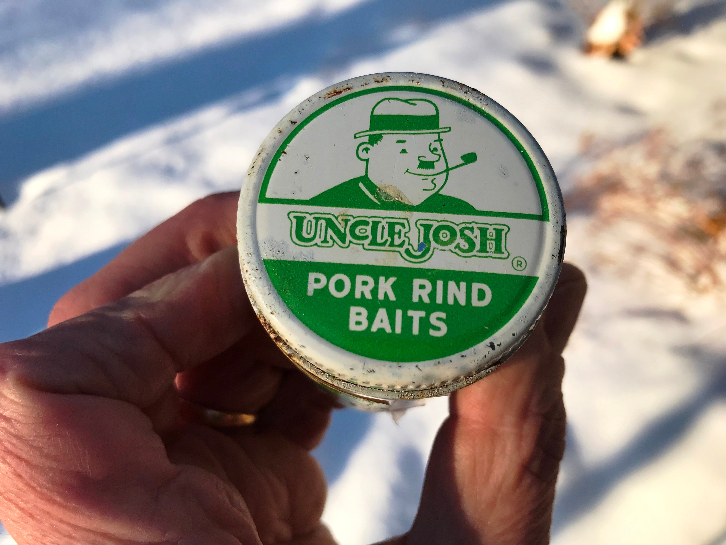 Reserved for Cara Vintage Uncle Josh Pork Rind Baits Spinning