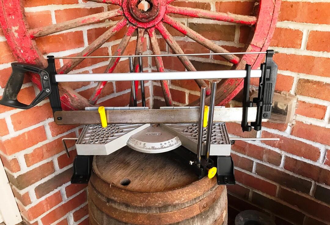 Vintage Stanley Compound Miter Box & Saw - 1970s - From ...