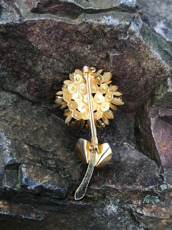 Vintage Possibly Miriam Haskell Ruby Red Rhinesto… - image 6