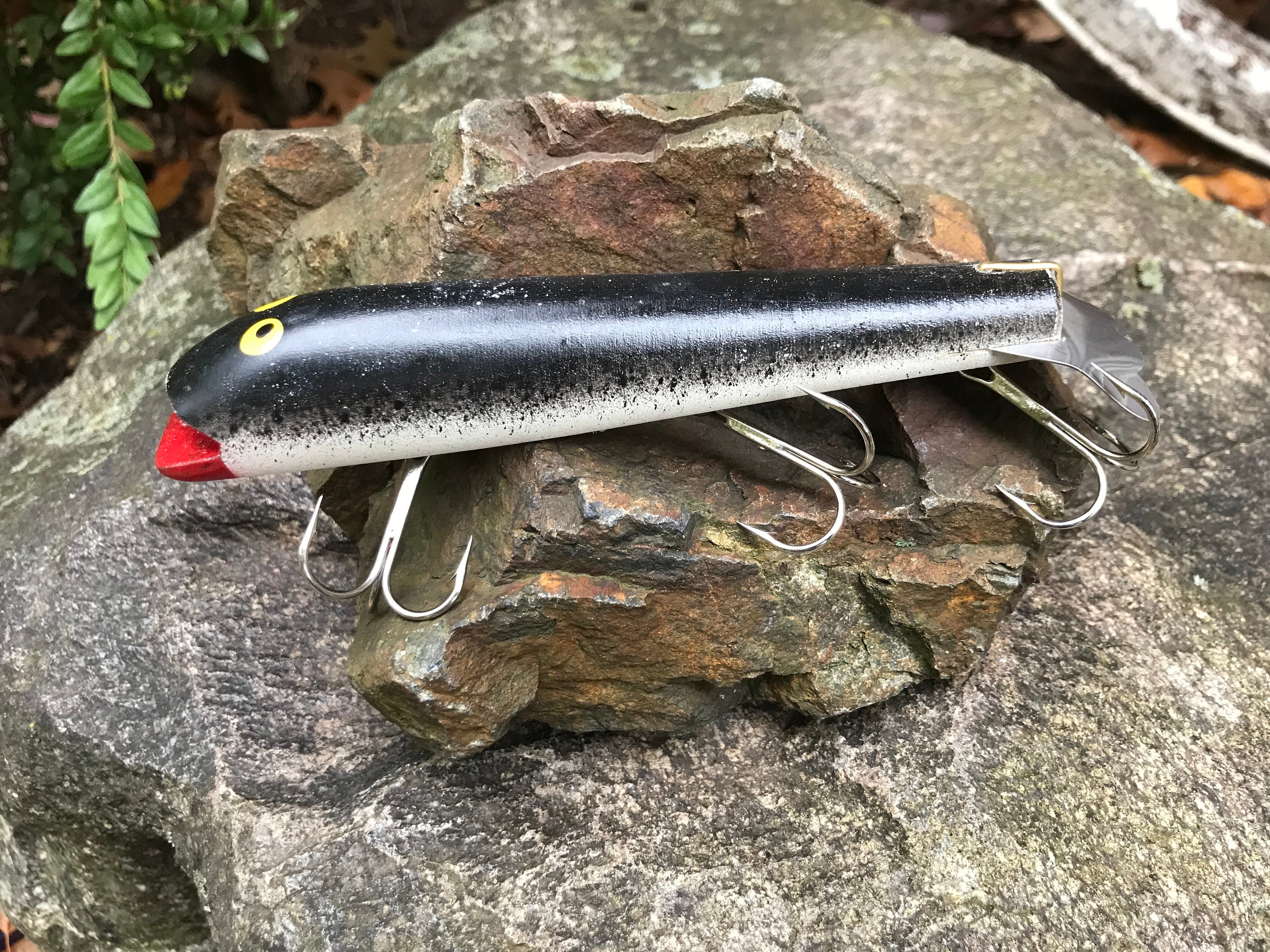 Vintage Bobbie Bait Wooden Musky Muskie Fishing Lure + Tube & Letter -  Circa 1970 - From Dustymillerantiques - Etsy