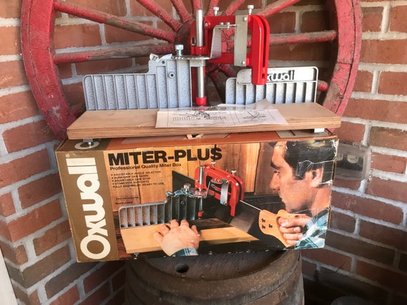 Vintage Oxwall Miter plus Miter Box No Saw Included 1970s From Dustymillerantiques Etsy Australia