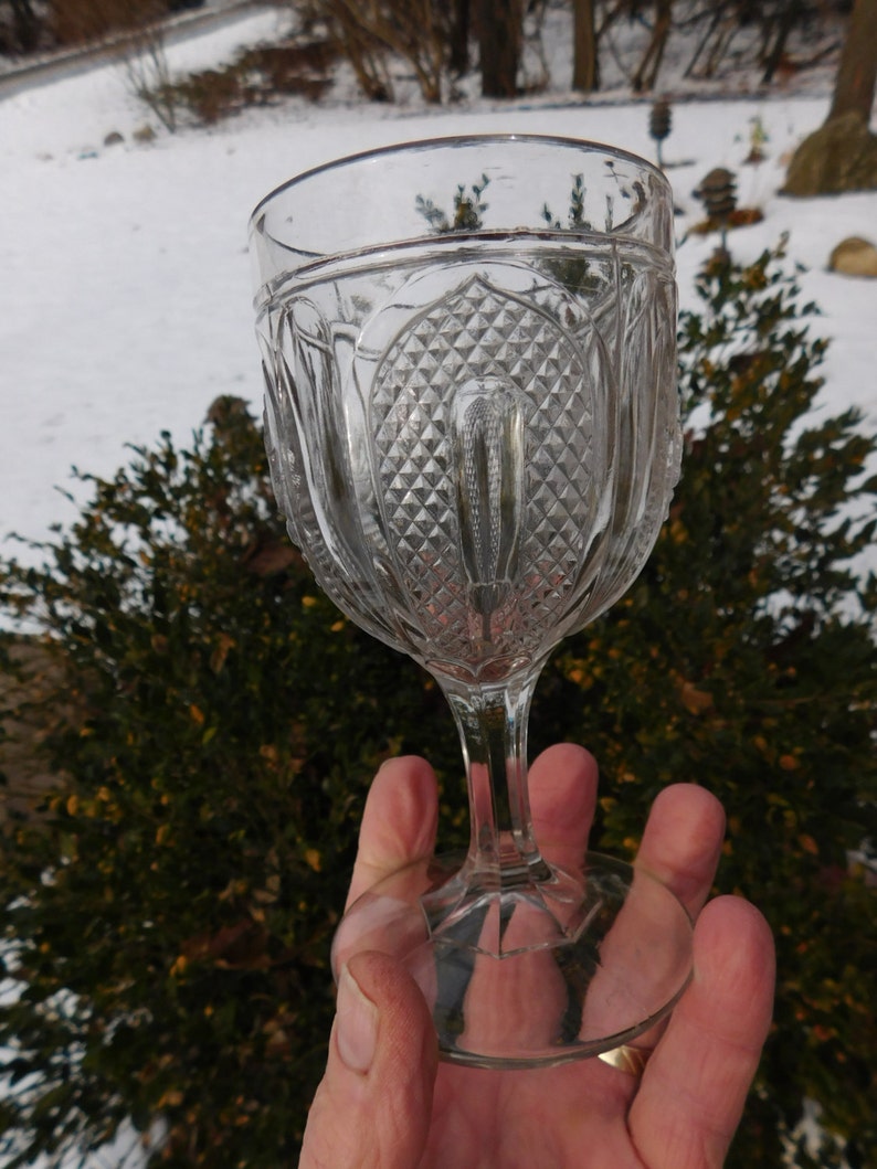 Vintage Boston Sandwich Company Flint Glass & Grape Etsy