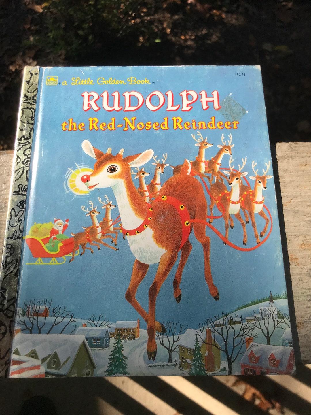 Vintage Golden Book Rudolph the Red-nosed Reindeer - 1976 - From ...