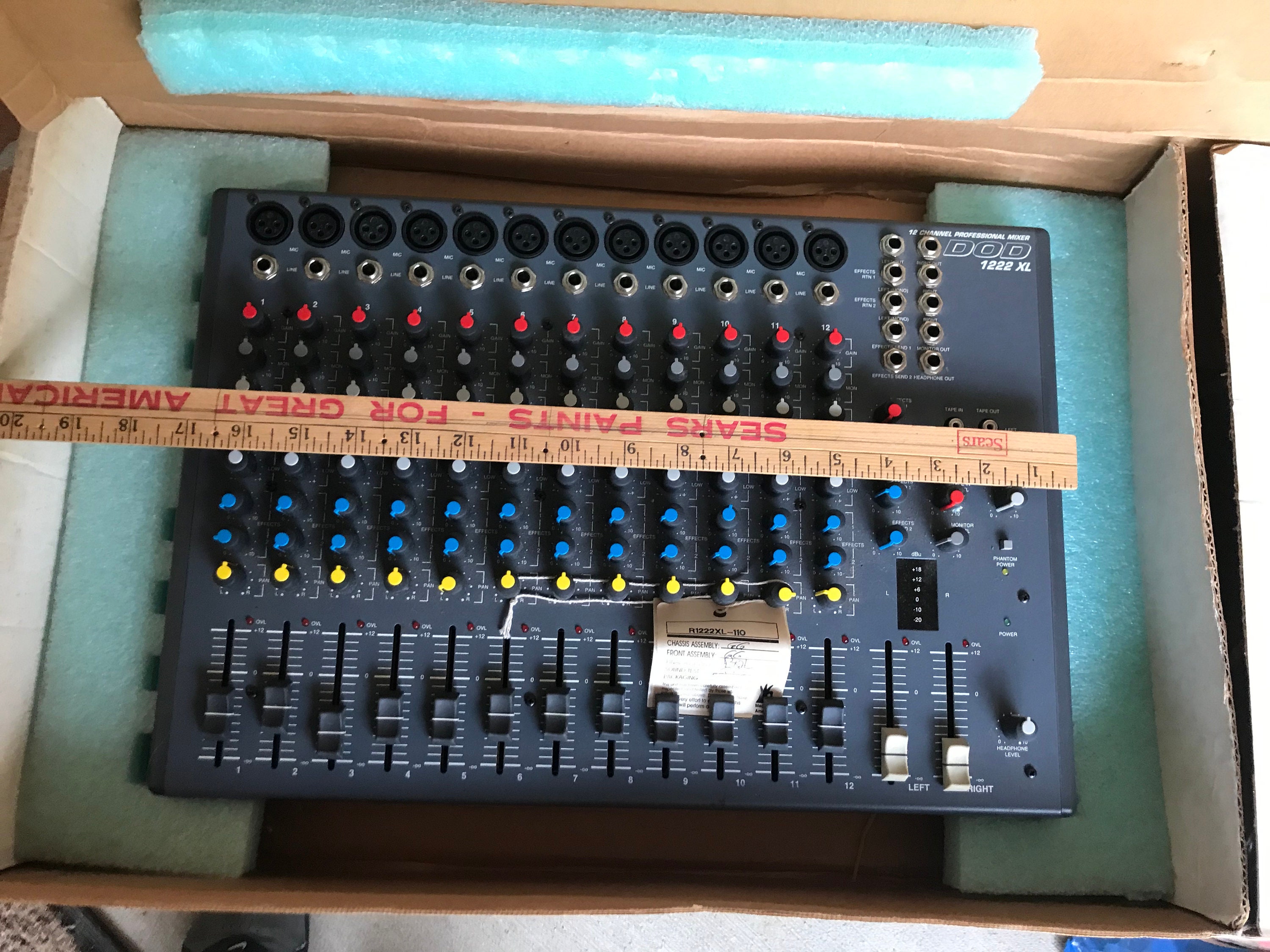 Vintage DOD Electronics Stereo 12 Channel Mixer / Equalizer Model